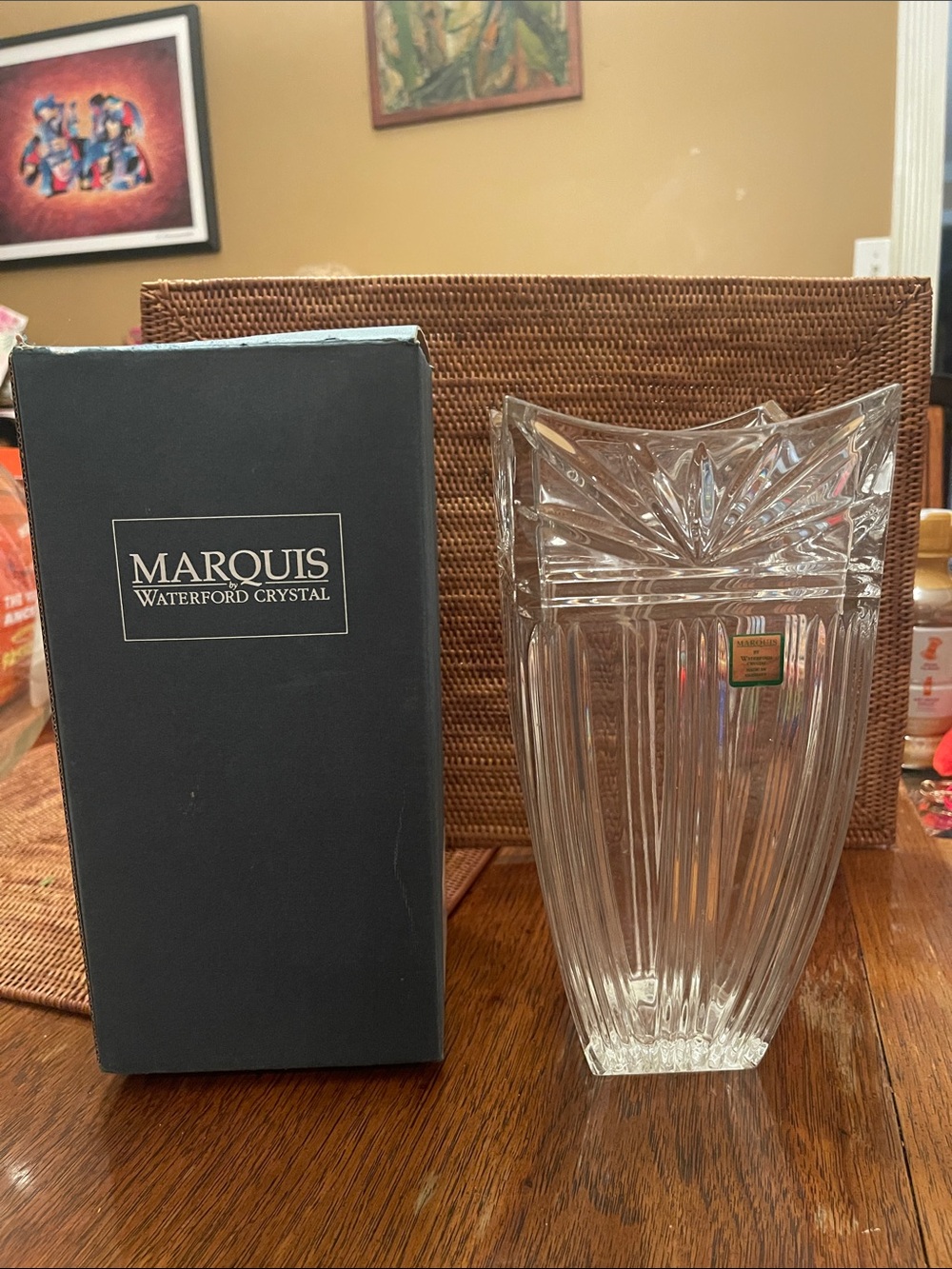 Waterford Crystal Marquis Clear Cut Lead Crystal Vase